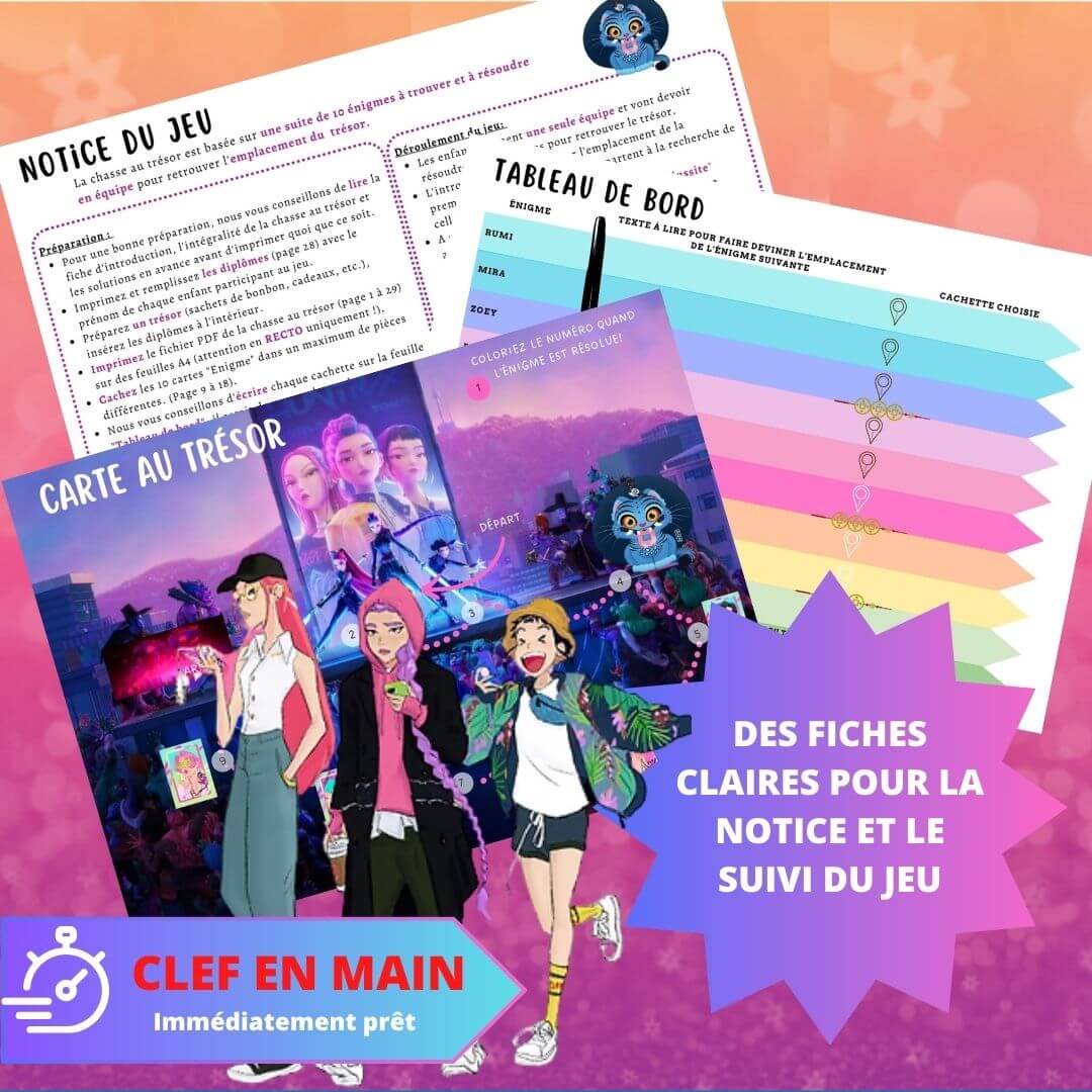 Chasse au trésor K-POP Demon Hunters