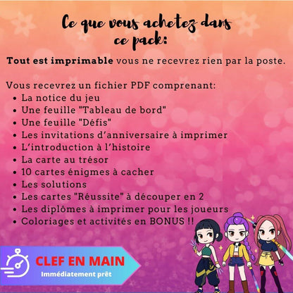 Chasse au trésor K-POP Demon Hunters