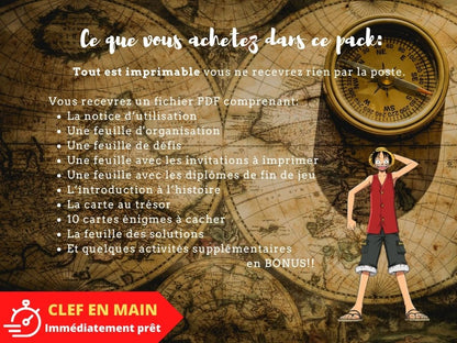 Chasse au trésor One Piece