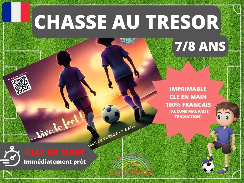 Chasse au trésor FOOT - Fete pour enfant