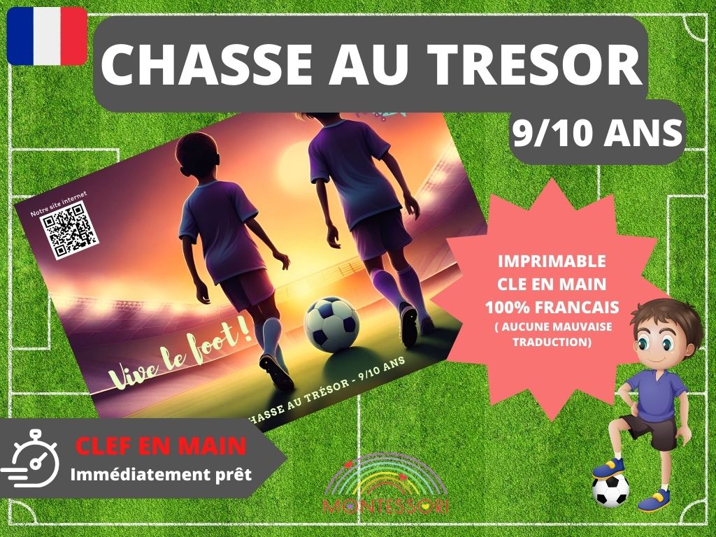 Chasse au trésor FOOT - Fete pour enfant