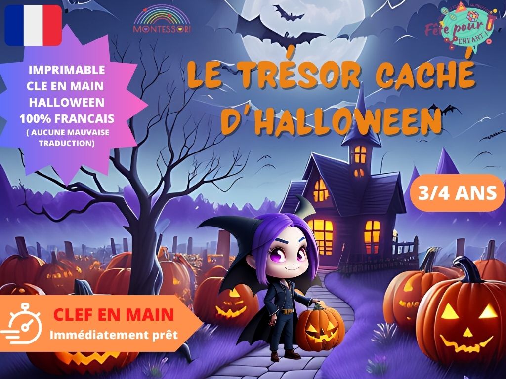 Chasse au trésor Halloween - Fete pour enfant