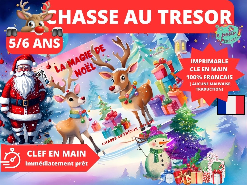 Chasse au trésor Noël - Fete pour enfant