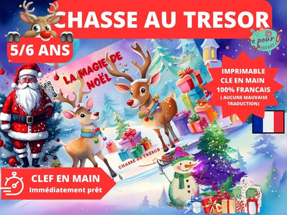 Chasse au trésor Noël - Fete pour enfant