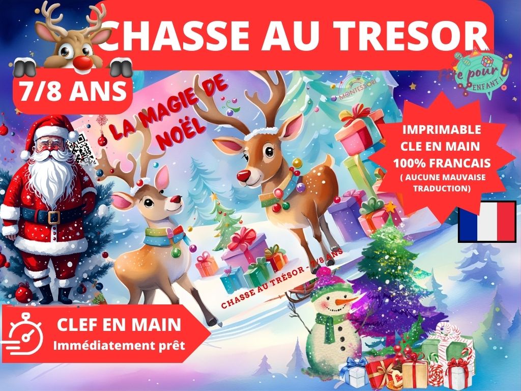 Chasse au trésor Noël - Fete pour enfant