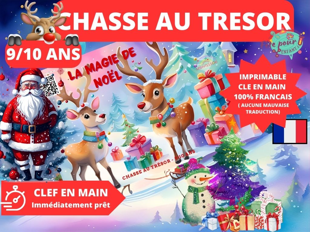 Chasse au trésor Noël - Fete pour enfant