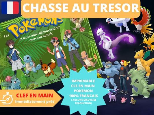 Chasse au trésor Poké - Fete pour enfant