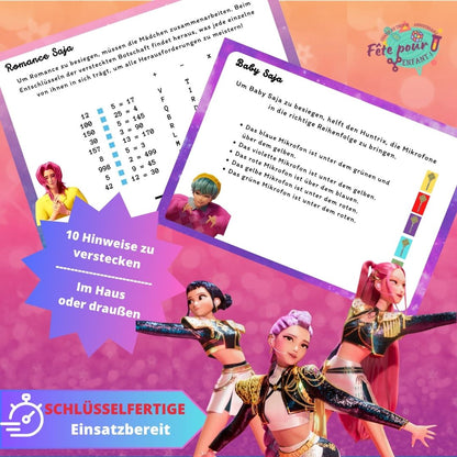 K-POP Demon Hunters Schatzuche - Fete pour enfant