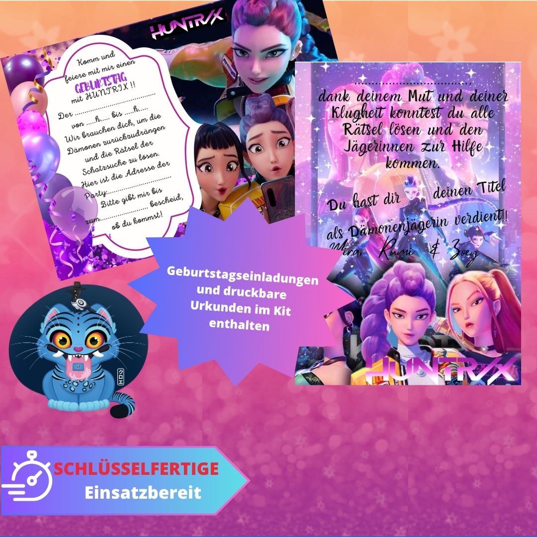 K-POP Demon Hunters Schatzuche - Fete pour enfant