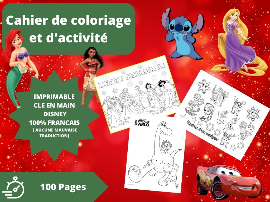 Cahier d'activité de Noël - Fete pour enfant