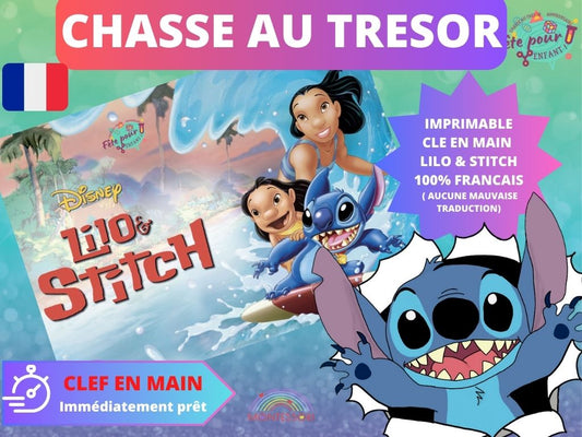 chasse au trésor lilo et stitch
