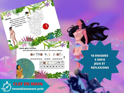 Chasse au trésor Pocahontas - Fete pour enfant