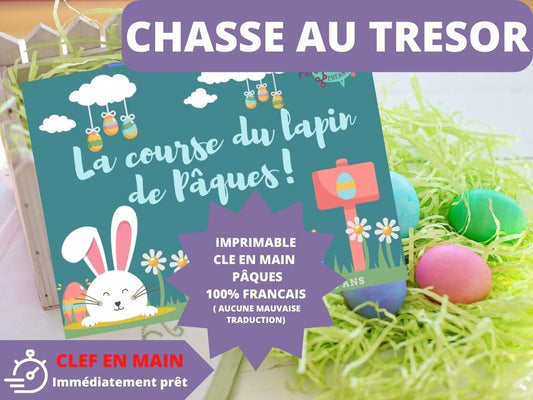 Chasse au trésor/ chasse aux Œufs de Pâques - Fete pour enfant