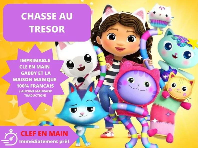 Chasse au trésor Petit chat - Fete pour enfant