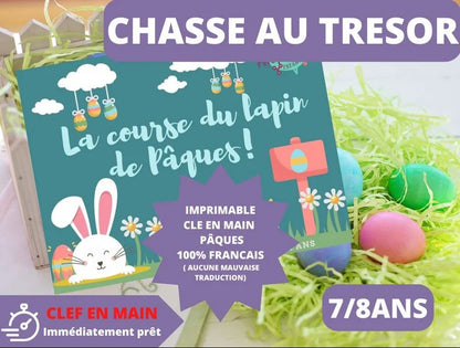 Chasse au trésor/ chasse aux Œufs de Pâques - Fete pour enfant