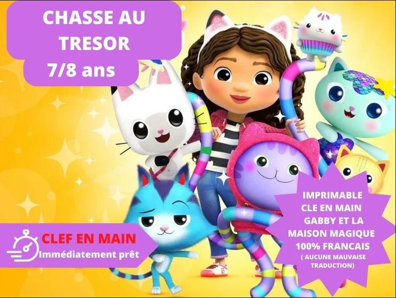 Chasse au trésor Petit chat - Fete pour enfant